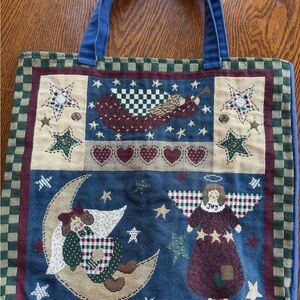 Patchwork Angel Tote Bag
